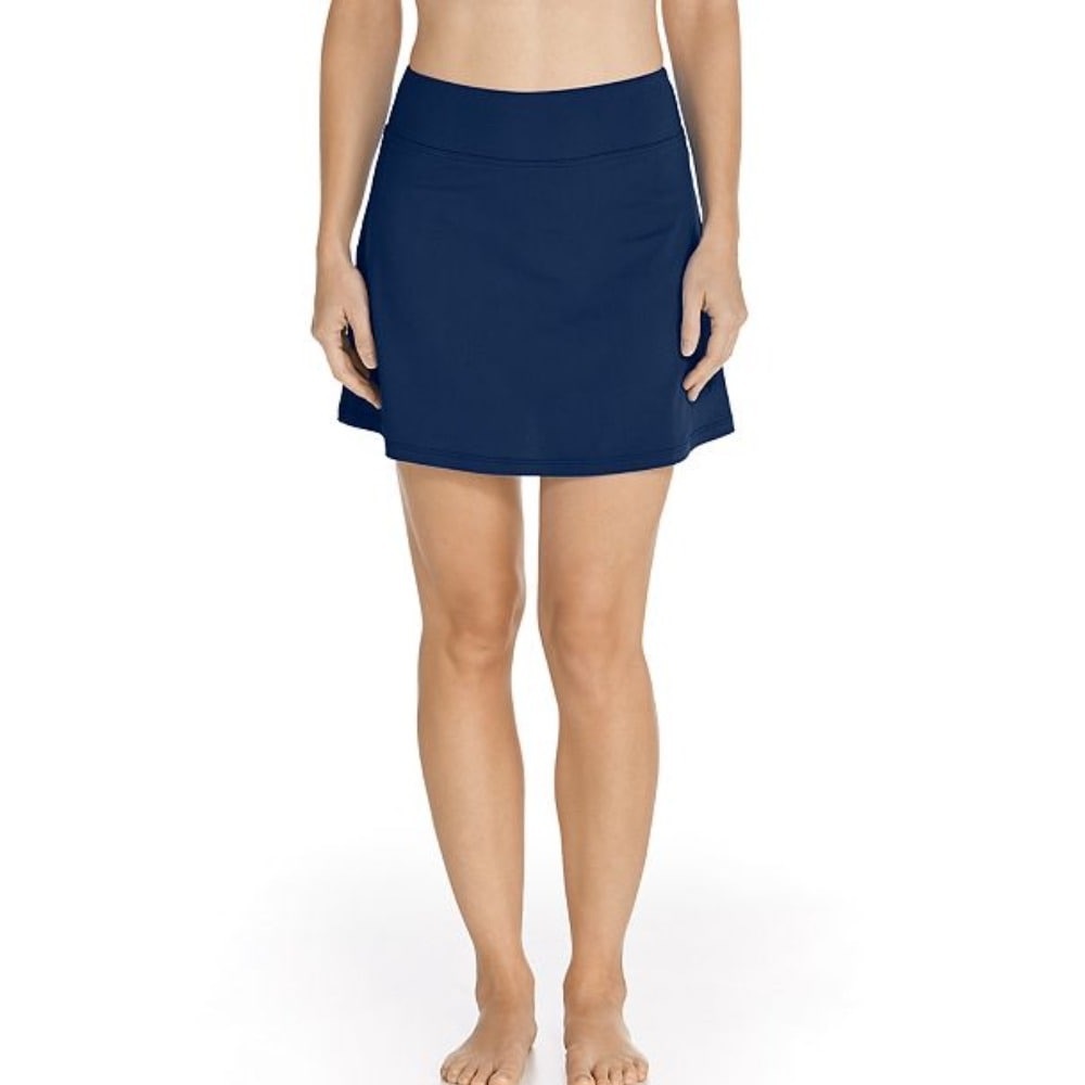 Coolibar Navy Blue Women's Swim Skort
